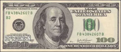 Quel homme politique est représenté sur ce billet de 100 dollars ?