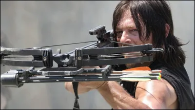 Vous savez, j'aime bien regarder la série The Walking Dead. Je trouve que ce personnage est très cool avec son arbalète.