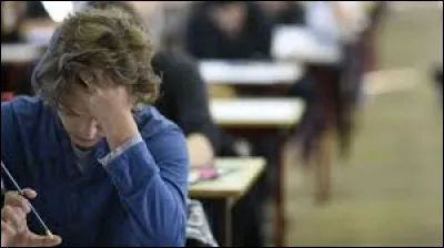 En français, ton professeur te rend ton évaluation de la semaine dernière. Quelle note as-tu eue ?