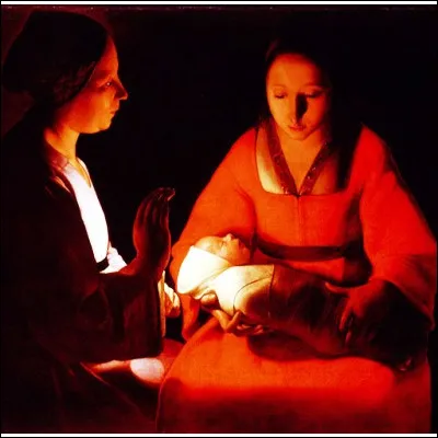 Quelle technique de peinture suggère le relief par des contrastes de lumière ?