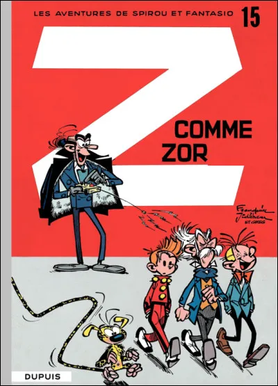 Quel est le titre en Z de cet album de Spirou et Fantasio paru en 1961 ?