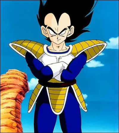 De qui Vegeta était-il accompagné lors de son arrivée sur Terre ?