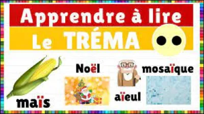 À quoi sert le signe appelé tréma comme pour les substantifs maïs et autres ?