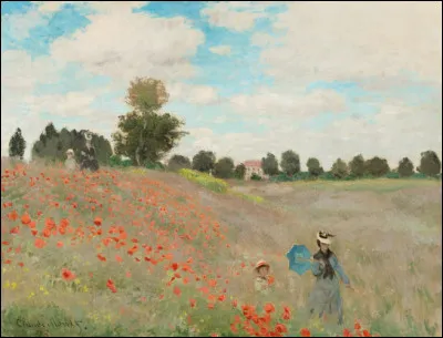 Qui a peint cette huile sur toile, ''Les Coquelicots'', en 1873 ?