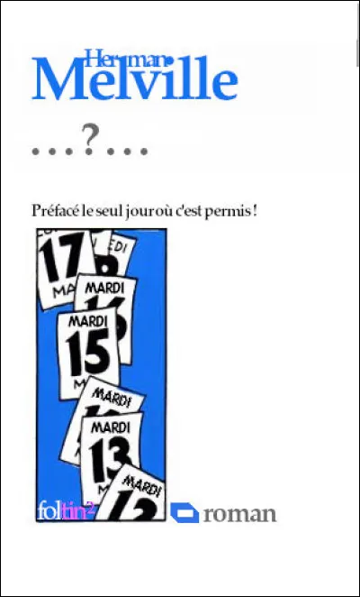 C'est la 1re oeuvre de fiction de l'auteur, en cela qu'elle ne relate pas de faits purement autobiographiques* : quel est son titre ?