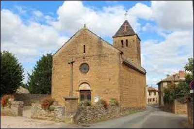 Nous terminons notre balade en Saône-et-Loire, au pied de l'église Saint-Georges, à Vinzelles. Nous sommes dans l'ancienne région ...