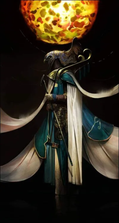Qui est ce dieu céleste et solaire, protecteur des rois et représentant des divinités ?