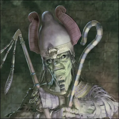 Dieu des morts et de l'accession à la vie éternelle, considéré comme le protecteur et le juge du défunt. Qui est-il ?