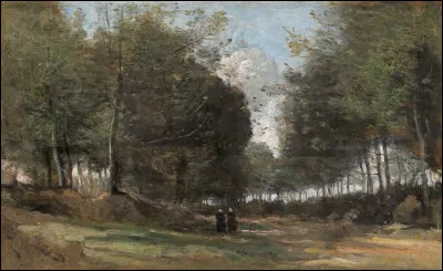 Qui a peint "Ville d'Avray, allée sous bois" ?