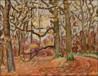 Qui a peint "Sous-bois en automne" ?