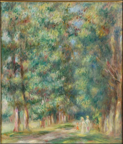 Qui a peint "Promenade sous bois" ?