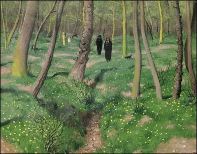 Qui a peint "Sous-bois au printemps" ?