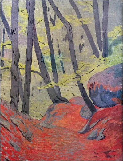 Qui a peint "Sous-bois (le Huelgoate)" ?