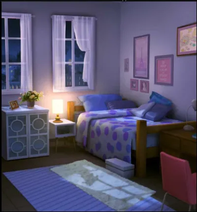 Le soir dans ton lit, tu...