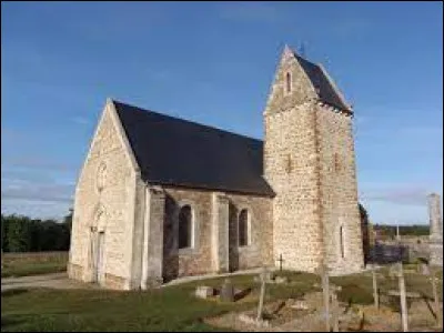 Vous avez sur cette image l'église Saint-Sylvain, à Martainville. Commune de l'arrondissement de Caen, elle se situe ...