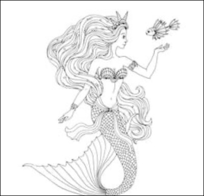 Tu pr&eacute;f&egrave;res les cheveux, pour une sir&egrave;ne :