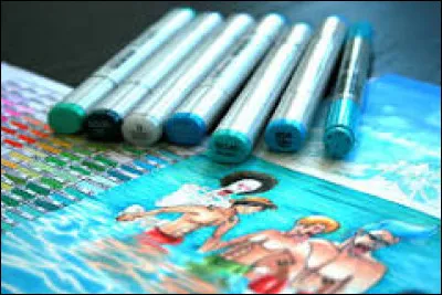 J'adore colorier. Savez-vous de quand date le premier feutre ?