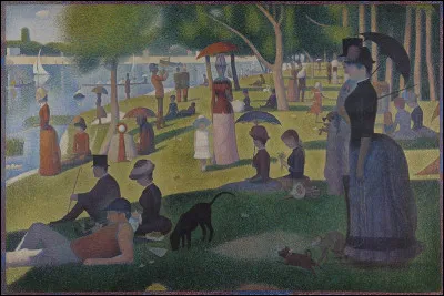 En combien de temps Georges Seurat a-t-il réalisé le tableau "Un dimanche après-midi à l'île de la Grande Jatte" ?