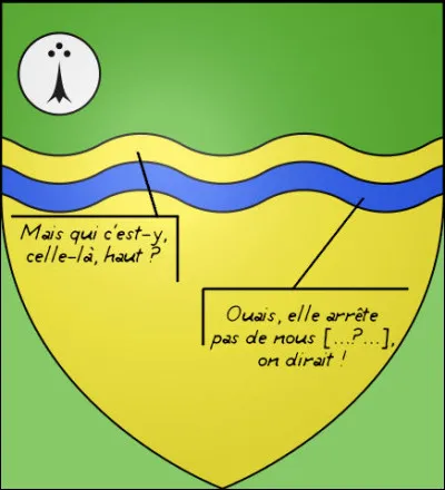 Derrière les rideaux, on vous observe, c'est sûr... Quel est le nom de ce petit village ? [À chaque fois, aidez-vous du dialogue blasonnesque !]