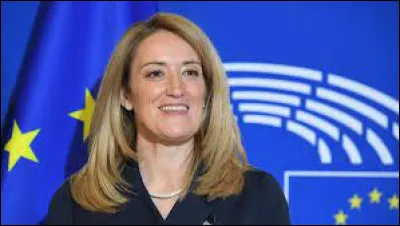Quelle est cette femme politique, présidente du Parlement européen depuis janvier 2022 ?