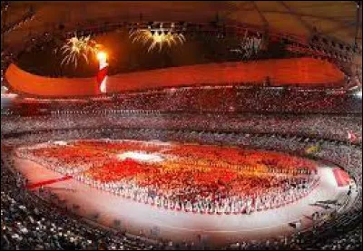 Pour la première fois, la Chine accueille les JO d'été, à Pékin :