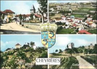 Commune Iséroise, Chevrières se situe en région ...