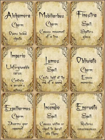 En troisi&egrave;me ann&eacute;e, tu connais d&eacute;j&agrave; beaucoup de sortil&egrave;ges, lequel est ton pr&eacute;f&eacute;r&eacute; ?