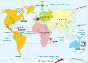 Quiz Quiz de rapidit : Les continents et les ocans du monde