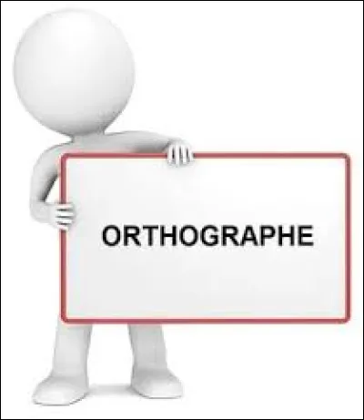 Quel mot est mal orthographié ?