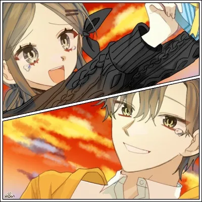 De quelle couleur est le ruban de la boîte de chocolats ?