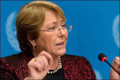 De quel pays Michelle Bachelet a-t-elle été présidente de la République, de 2006 à 2010 et de 2014 à 2018 ?