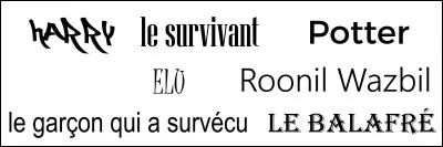 [Ces noms ne sont pas écrits avec la même écriture...]