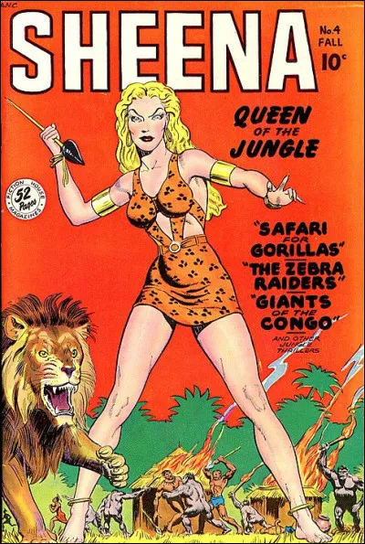 Lui confisquant sa liberté, Ike lui "prête" son nom et lui invente un prénom rappelant celle d'une héroïne de comix "Sheena, reine de la jungle", copiant au passage quelques tenues à éviter au supermarché...
