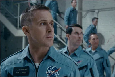 Quel film nous montre l'entraînement des premiers cosmonautes appelés à se poser sur la Lune ?
