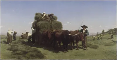Quelle femme peintre est l'auteure de ce tableau intitulé ''La Fenaison en Auvergne'' ?