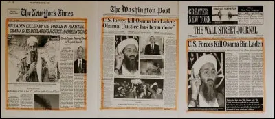 Ben Laden est tué au Pakistan par les forces spéciales américaines :