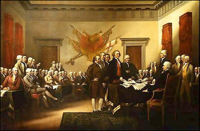 En quelle année a été adoptée la déclaration d'Indépendance des États-Unis ?