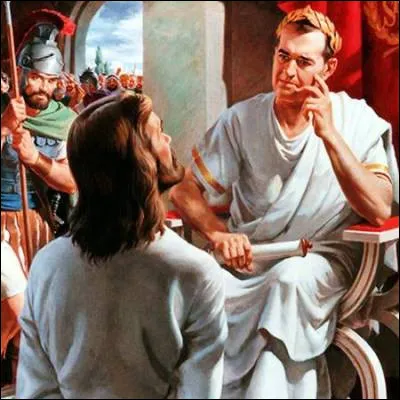 Quelle expression latine attribue-t-on à Ponce Pilate quand il présente Jésus à la foule ?