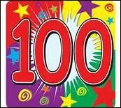 Et pour finir : cent ?