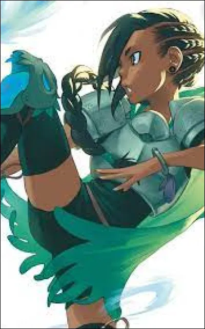 Comment s'appelle la première chevaleresse sorcière que rencontre Seth ?