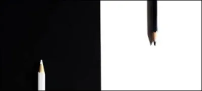 Deux couleurs aux antipodes l'une de l'autre !