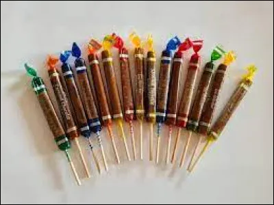 Comment se nomment ces sucettes à base de caramel ?