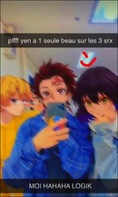 Oh, trois personnages ! Qui sont-ils ?