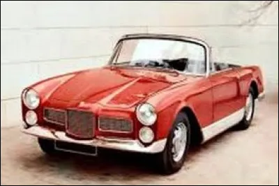 Quel est ce cabriolet français du début des années 60 ?