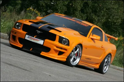 Quel est ce type de véhicule motorisé doté d'un moteur surpuissant et d'équipements sportifs spécifiques, auto très prisée aux Ètats-Unis ?