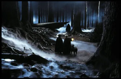 Longtemps après, Ron, Harry et Malefoy passent leurs heures de colle avec Hagrid dans la Forêt interdite. Quelle créature croisent-ils ?