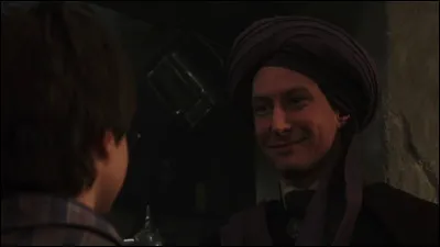 Après plusieurs épreuves, Harry arrive enfin dans la salle du miroir du Rised où il trouve Quirrell. Où Voldemort est-il caché ?