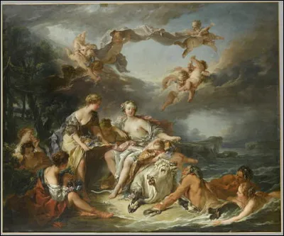 Qui est le peintre fran&ccedil;ais, auteur de ce tableau intitul&eacute; ''L'enl&egrave;vement d'Europe'' ?