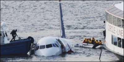 Quel avion a fait un amerrissage parfait sur le fleuve de New York ?