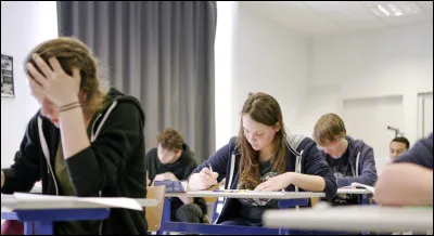 (5) Les examens arrivent dans un mois. Selon les 2e année, ils sont SUPER DURS ! 
Que fais-tu ?